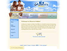 Tablet Screenshot of discoverbibleschool.org